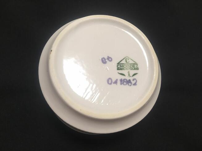 PRL stara cukiernica Chodzież porcelana