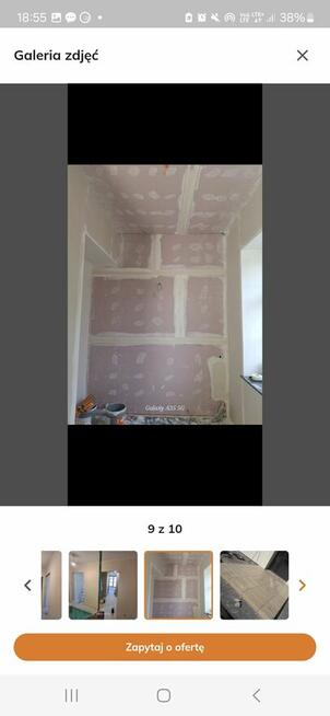 Usługi wykończeniowe i remonty