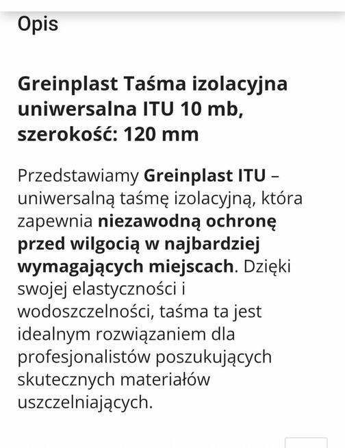 Taśma izolacyjna uniwersalna
