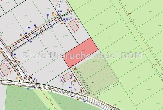 Działka budowlana Wancerzów gm. Mstów Rajsko