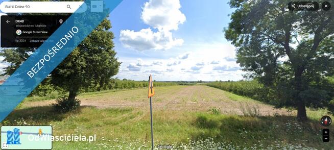 Ziemia inwestycyjna rolno/budowlana, 2,02 ha przy trasie K48 łączącej S19 (Via Carpatia) i S17 (Wars