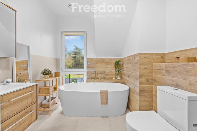 Nowoczesny dom Osowiec, piękna działka pod lasem