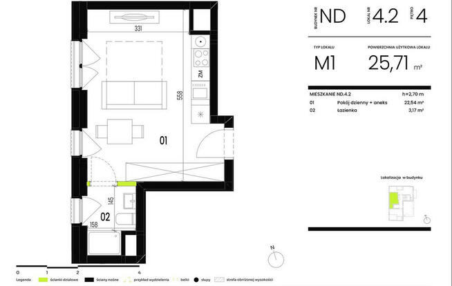 Piekna kawalerka w topowej lokalizacji idealna pod wynajem