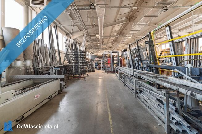 Nowoczesna hala produkcyjno-mag. z biurami, 4 bramy TIR – Mszana Dolna