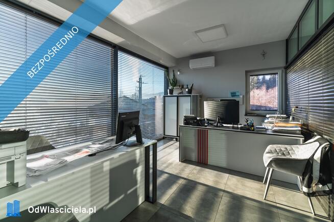 Nowoczesna hala produkcyjno-mag. z biurami, 4 bramy TIR – Mszana Dolna