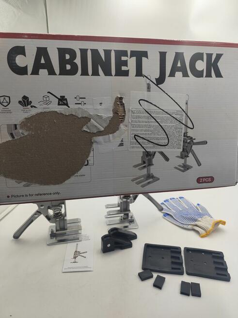 Podnośnik montażowy do mebli 2 szt metalowy do 200 kg