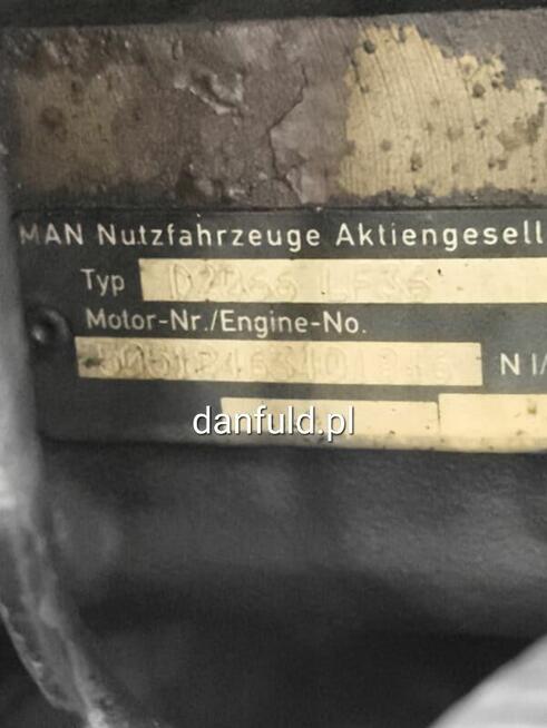 Silnik MAN D2066LF36,01,02,03,04,11,23, 25, 26, 31,33,36,39,