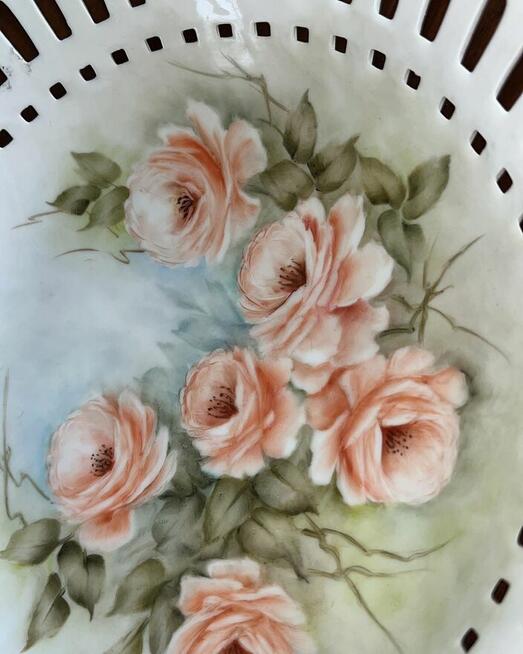 Patera ręcznie dekorowana. Marry’s Desinger. Denmark. Hand