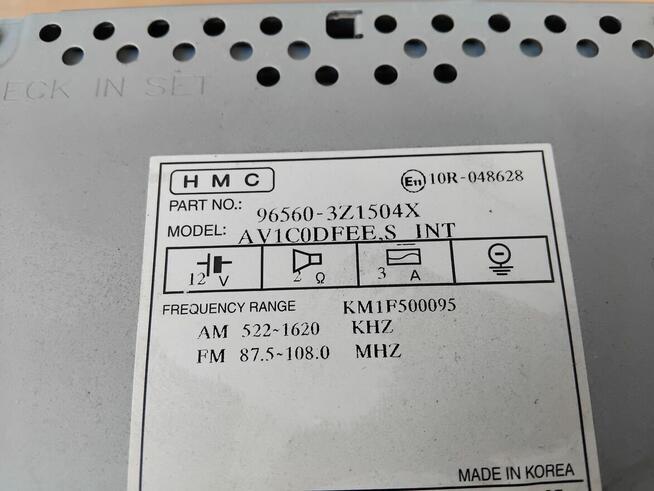 Radioodtwarzacz radio cd mp3 hyundai i40