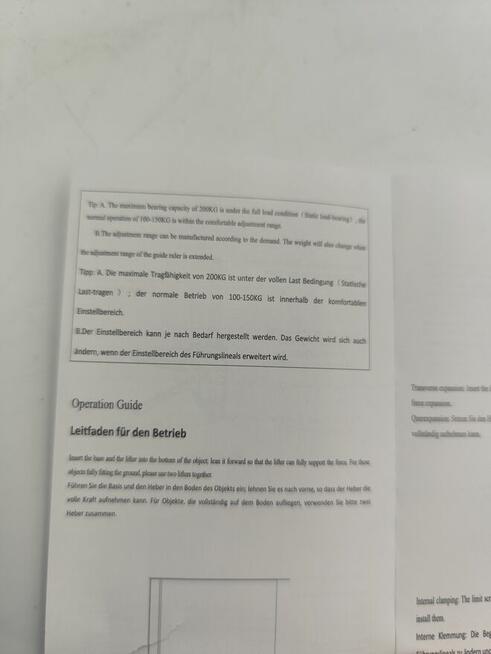 Podnośnik montażowy do mebli 2 szt metalowy do 200 kg