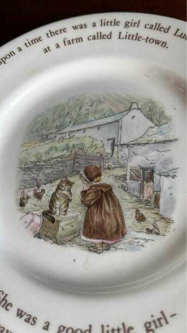 Talerzyki z bajkami Mrs Twiggy- Winkle. Wedgwood. Made in En
