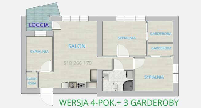 3 lub 4 pok. , Praga Południe-Centrum