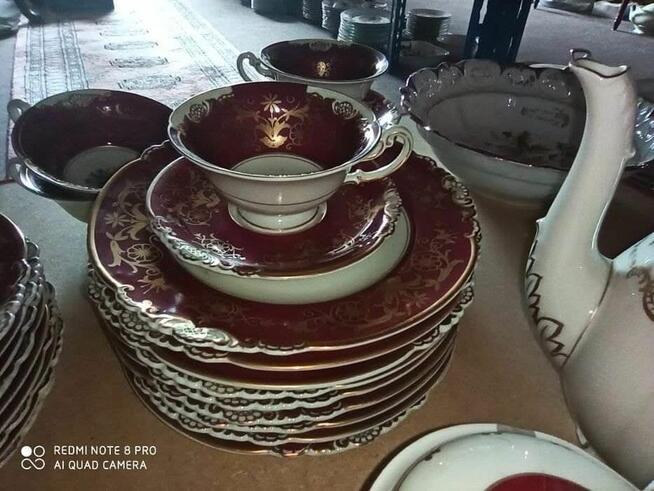 Filiżanka z talerzykiem. Koening pr.Tettau. Import. Bogact