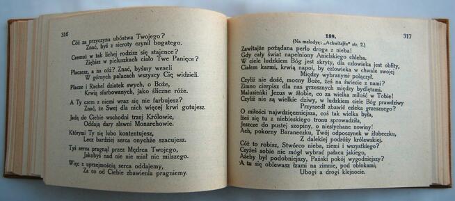 Kantyczki z nutami przedruk z 1911, 1982 kolędy pastorałki