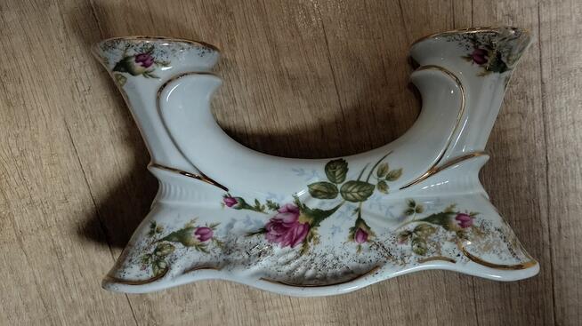 Świecznik IWONA Porcelana Chodzież 2 punkty świecenia