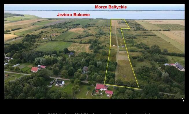 Działka nad morzem z dostępem do jeziora. Rolna - Dąbki