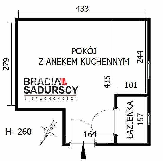 Mieszkanie Kraków Grzegórzki, Dąbie, Mogilska