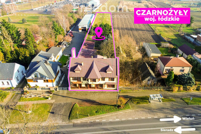 Budynek mieszkalno-usługowy na dużej działce