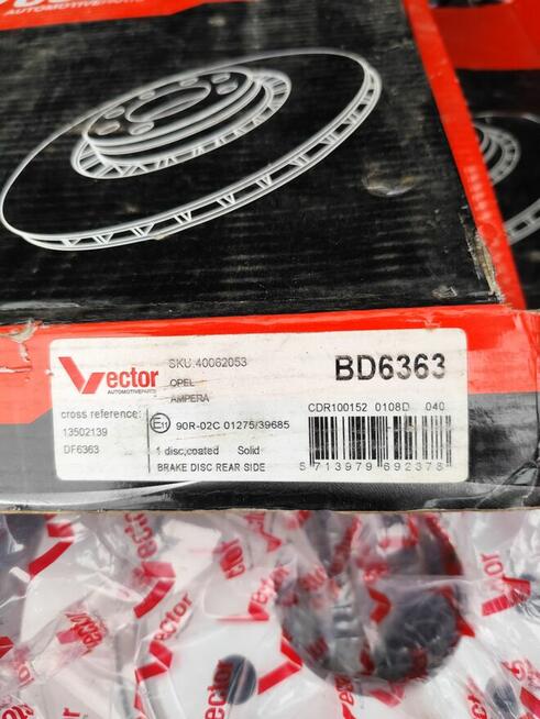 Tarcze hamulcowe komplet przód tył Opel