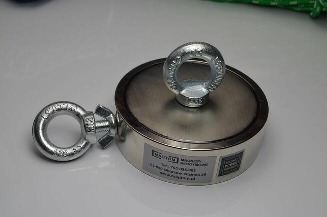 Magnes do poszukiwań w wodzie magnes neodymowe F600x2 1100Kg