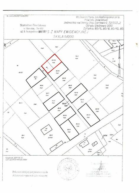 Działka bud. nad morzem i jeziorem-5 km od Dąbek-