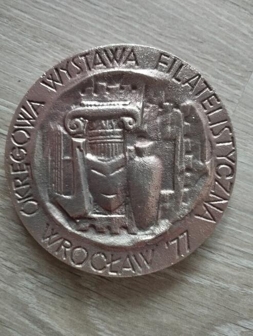 Medal Okręgowej Wystawy Filatelistycznej Wrocław 1977 rok!