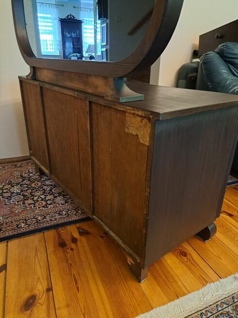 Piękna toaletka z lustrem - secesja