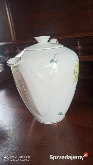 Filiżanka z talerzykiem deserowym. Rosenthal. Sygnatura T