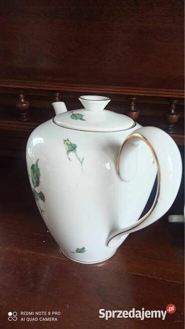 Filiżanka z talerzykiem deserowym. Rosenthal. Sygnatura T