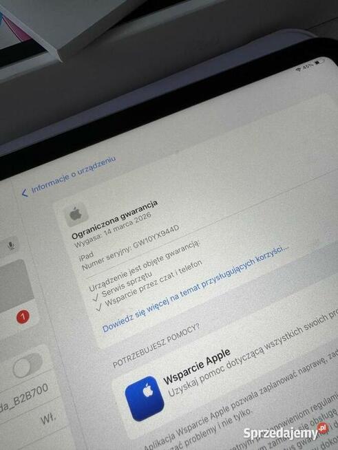 iPad 10.9 gen 2022 Wi-Fi 64 GB Srebrny Apple Pencil USB-C