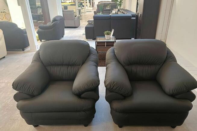 Mega okazja! Komplet wypoczynkowy Puchacz -20%, 100% skóra