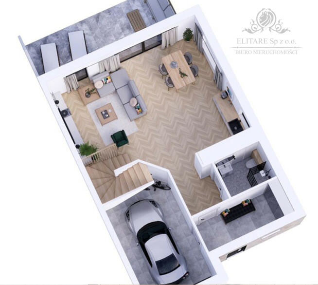 GOTOWY/Dom szereg środ. pow. 144,28m2 z ogrodem 70m2, Wrocław Jerzmanowo