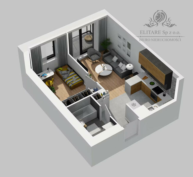 Mieszkanie 2pok, 35,63m2 z balkonem, ogrz.miejskie, Krzyki, Wrocław