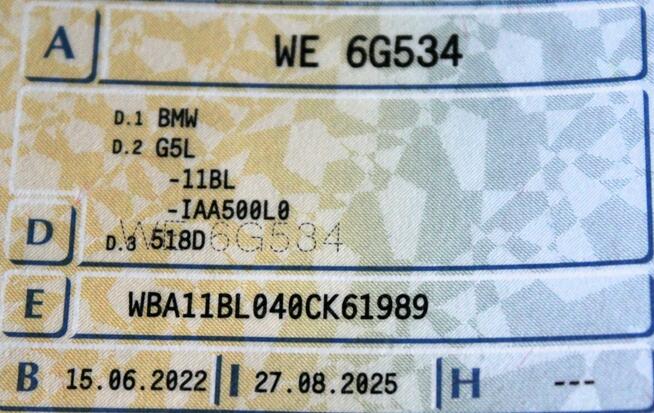 BMW 518 Salon PL FV23% Skóra Nawigacja LED Ambient Serwis ASO Gwarancja