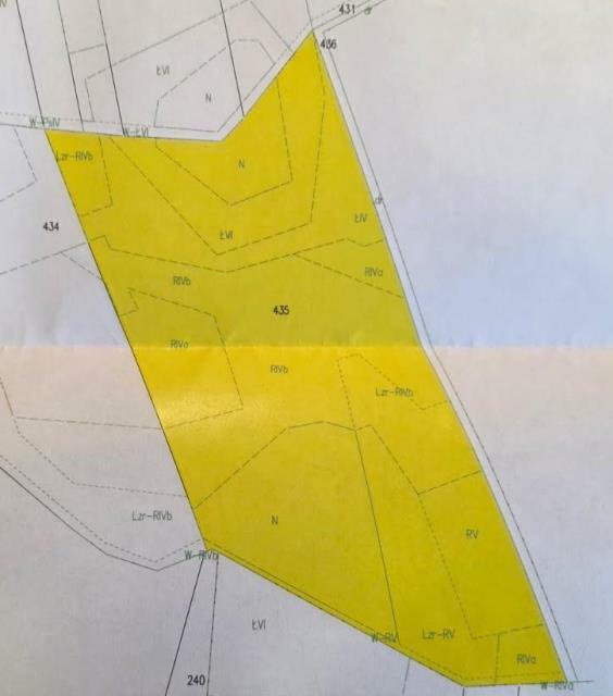 Działka rolna Nowa Wieś gm. Kosów Lacki