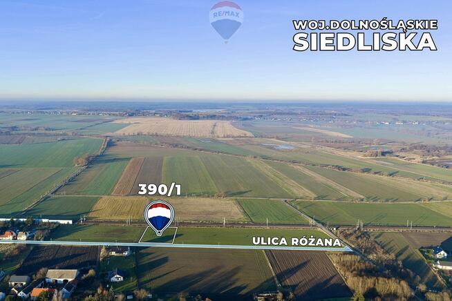 Działka 2.500 m², możliwość zabudowy mieszkaniowej