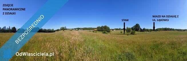 Przepiękna, słoneczna działka w Pomlewie, na szczycie pagórka