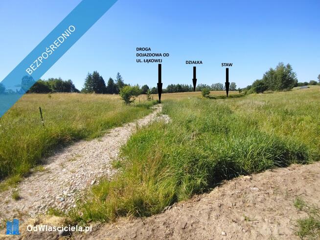 Przepiękna, słoneczna działka w Pomlewie, na szczycie pagórka