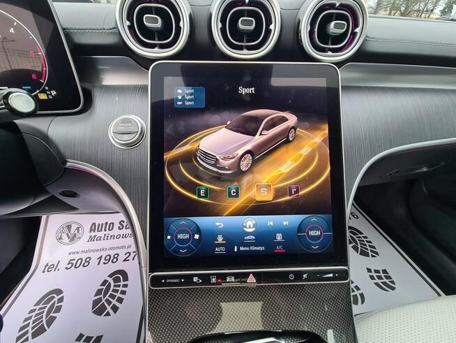 Mercedes C 220 AMG Szyberdach Navi Kamera Skóra+El+Grzane El.Klapa Webasto Full Led