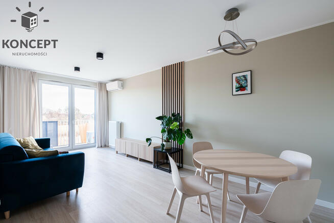 Stylowy, 2 pokojowy apartament z balkonem