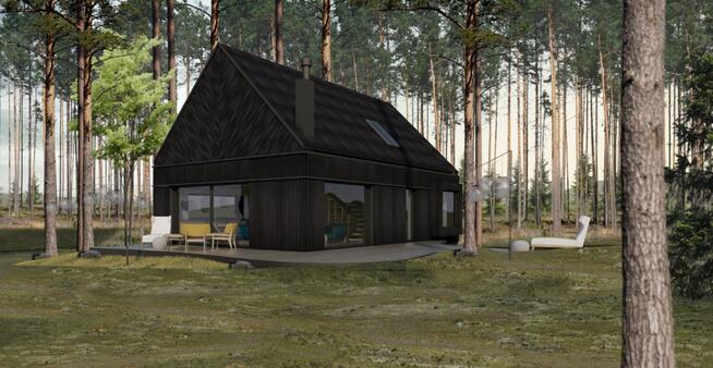 Działka z wejściem do lasu - 40 min do Warszawy