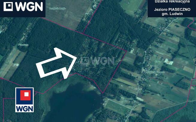 Działka rekreacyjna Piaseczno gm. Ludwin, Piaseczno
