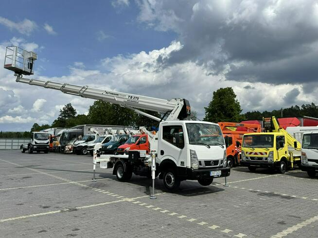 Nissan Cabstar Podnośnik Koszowy 27m RUTHMANN TB 270.3 Zwyżka UDT Wumag GSR 15m w bok