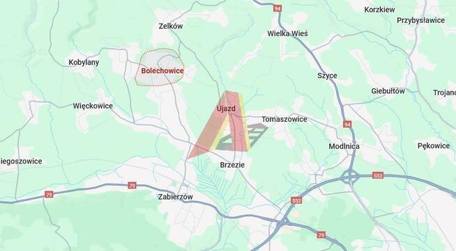 Działka budowlana Bolechowice gm. Zabierzów, Turystyczna