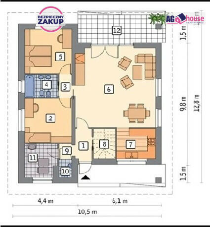 Mieszkanie Starzyński Dwór gm. Puck, Długa