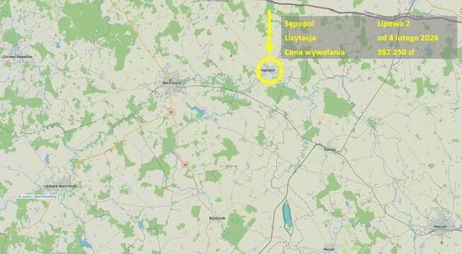 Nowowybudowany, licytacja komornicza