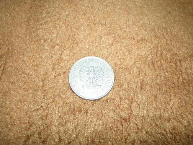 Sprzedam monetę pięćdziesiąt groszy z roku 1977, stan dobry