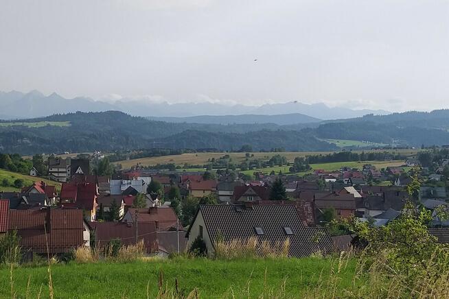 Działka budowlana z panoramicznym widokiem na okolicę i Tatr