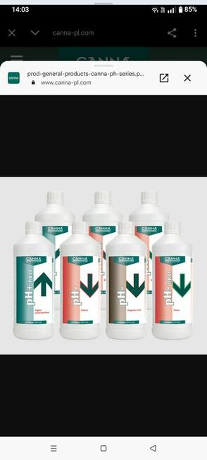 Nawozy Canna Ph-Grow i Organo Acid POLECAM