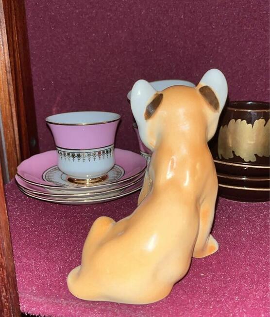 FIGURKA Lwiątka. Łomonosowa. ŁOMONOSOV USSR. Bez sygnatury